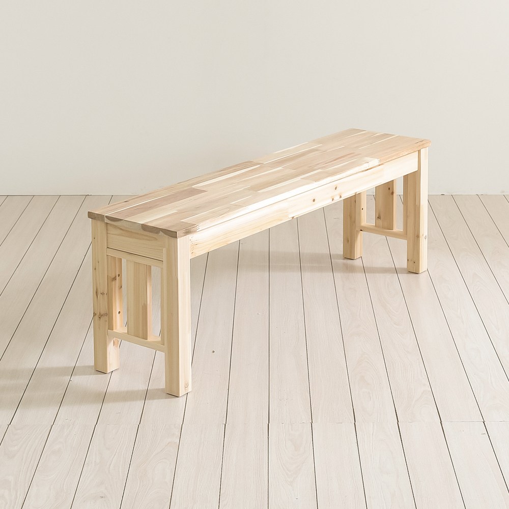 이사벨 원목 의자 벤치 1200x300 아카시아, 단품 79,000원