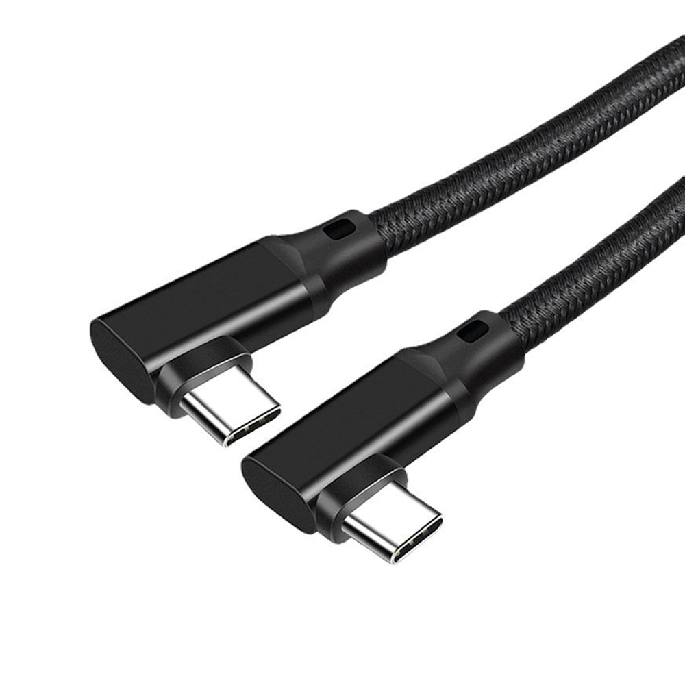 USB3.2 GEN2 C to C 케이블 20cm L자 꺾임 100W충전 20Gbps 전송 4K 60Hz 출력, 20cm, 1개 9,600원