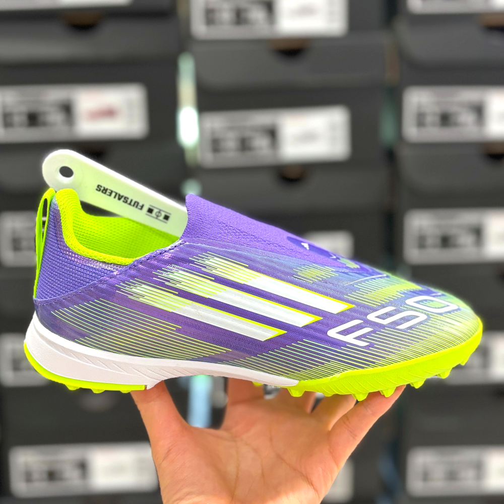 아디다스 키즈 주니어 끈없는 풋살화 F50 LL TF 미니주걱 포함 85,800원