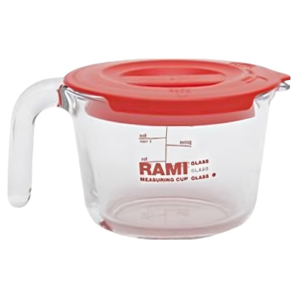 닥터하우스 내열강화유리 라미 계량컵 + 뚜껑 세트, 화이트, 1세트, 500ml 11,250원