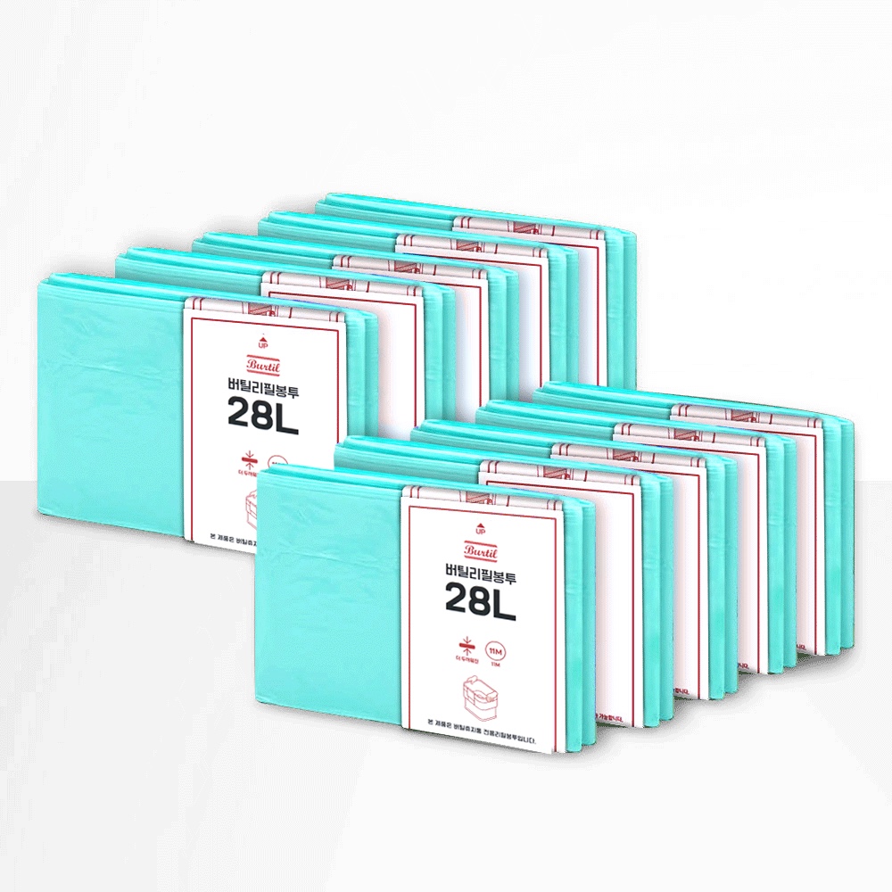 버틸 탈취 휴지통 전용리필봉투, 28L, 10개 13,800원
