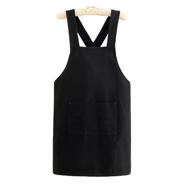 씨오브비 가정용 주방용 통기성 면 앞치마, 블랙, 1개 11,940원