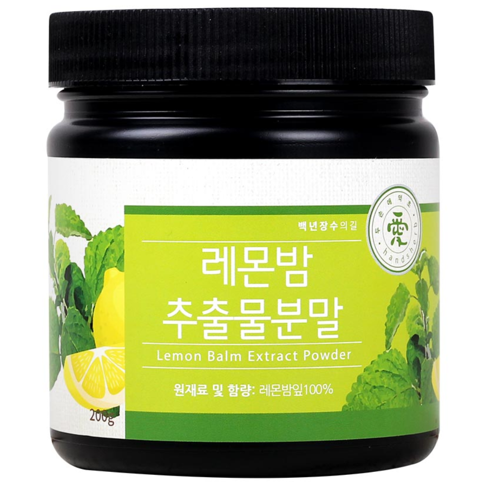 두손애약초 레몬밤추출분말, 1개, 200g 12,900원