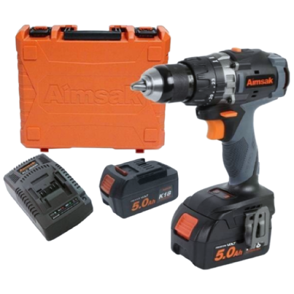 아임삭 BL18R705 드라이버드릴 풀세트 18V(배터리5.0Ah 2개+충전기+케이스), 1개 374,000원