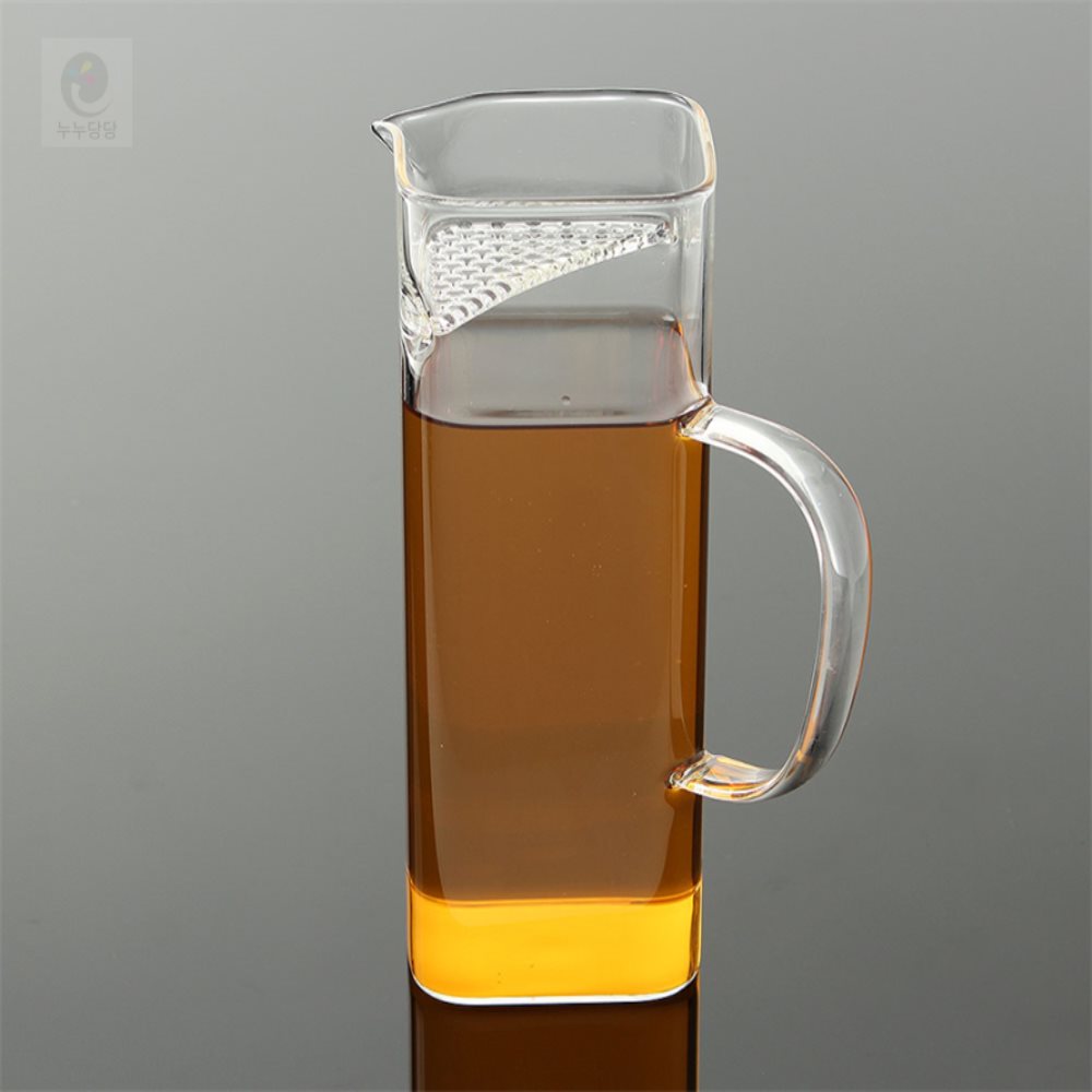 로하티 스퀘어 내열유리 거름망 숙우 400ml 차망주전자 9,750원