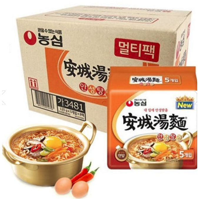 농심 안성탕면 125g 28,600원