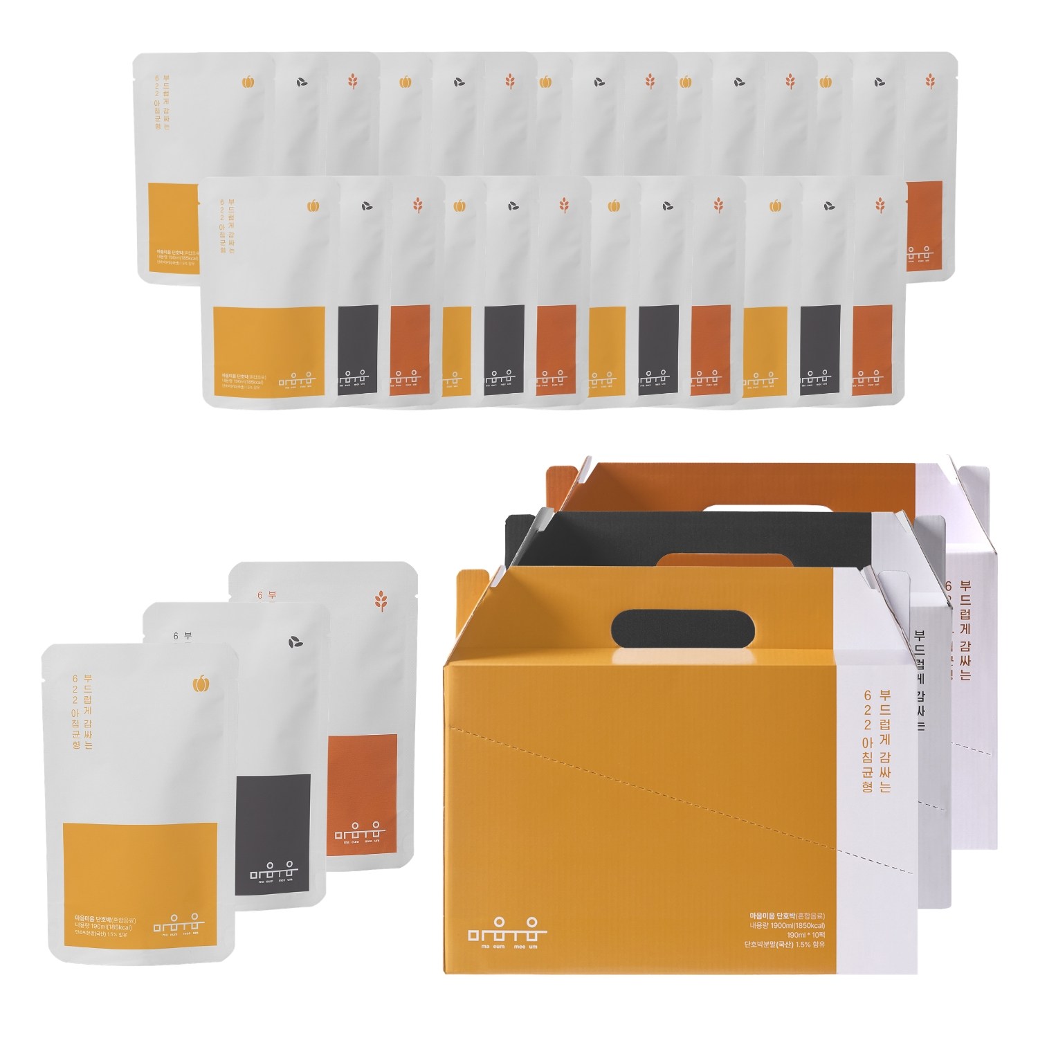 정품 마음미음 우리쌀 영양균형미음 3가지 맛 세트, 30개, 190ml 73,500원