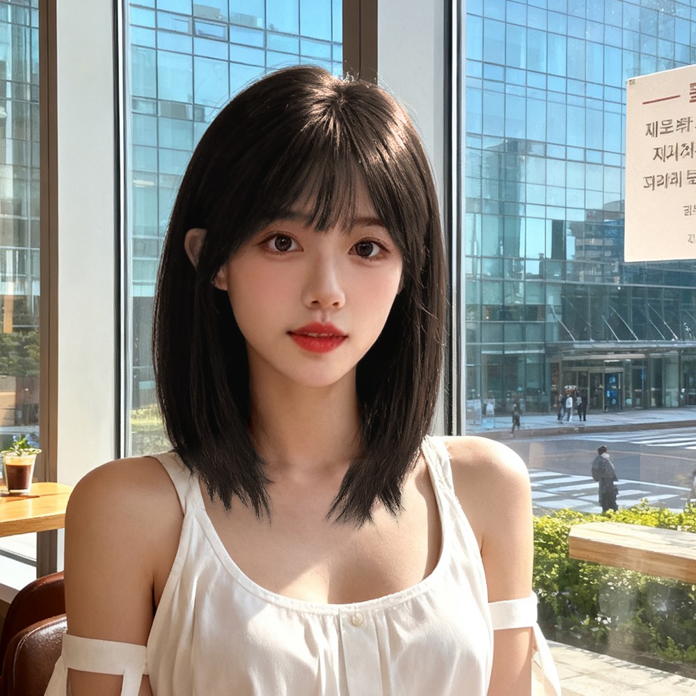 지비킹 100% 인모 수제 전체가발 긴 가발 40CM 항암가발, 1개, 브라운 238,000원