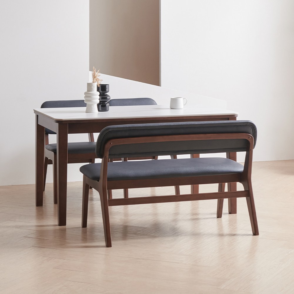 라로퍼니처 노엘 1250 포세린 통 세라믹 패밀리 4인 낮은 식탁 세트 350,000원