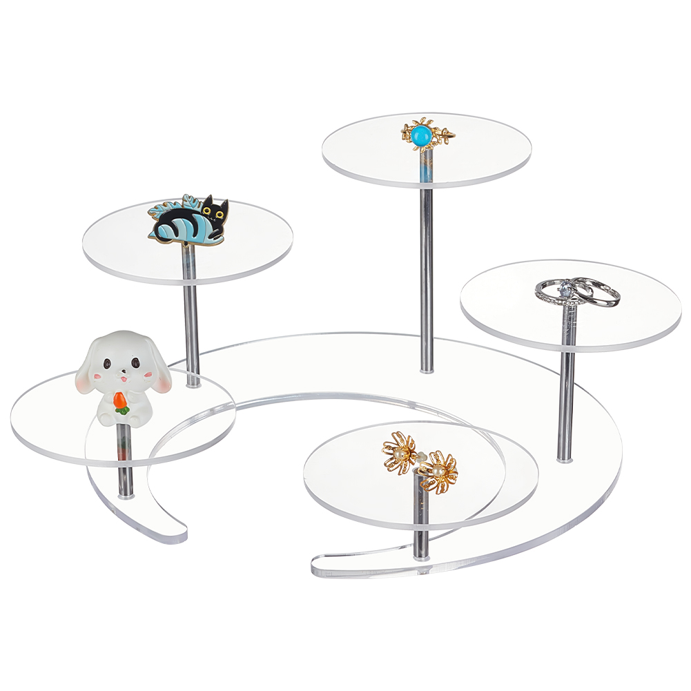 문 아크릴 피규어 디스플레이 스탠드 23.4x23.5x9.6cm, 투명, 1 14,380원