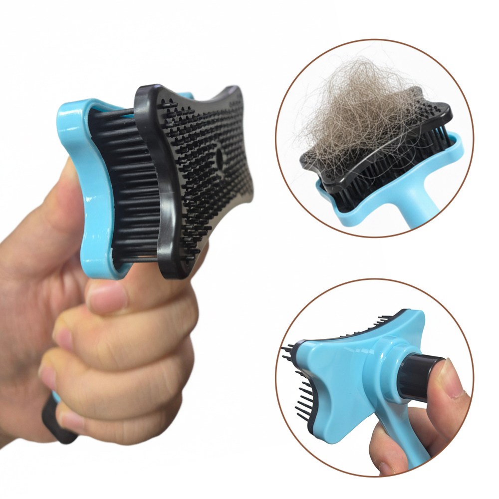 파이 댕댕이 야옹이 반려동물 죽은털 제거 원터치 브러쉬 3,980원