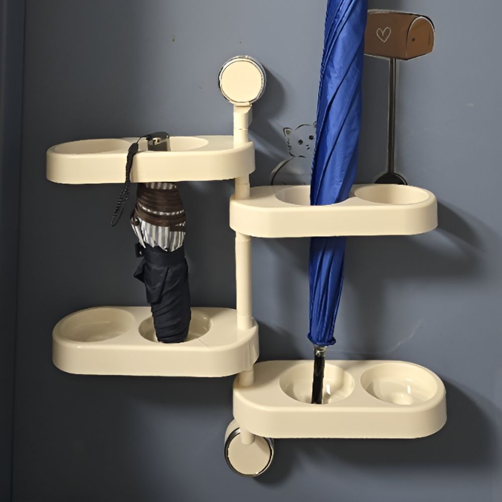 샤샤픽 무타공 흡착식 우산보관대, 화이트, 1개 17,800원