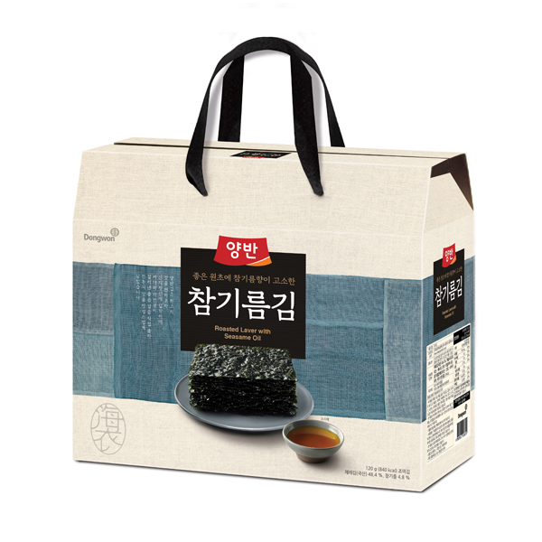 양반김 선물세트 참기름김 (3세트) 무료배송, 단품 32,600원