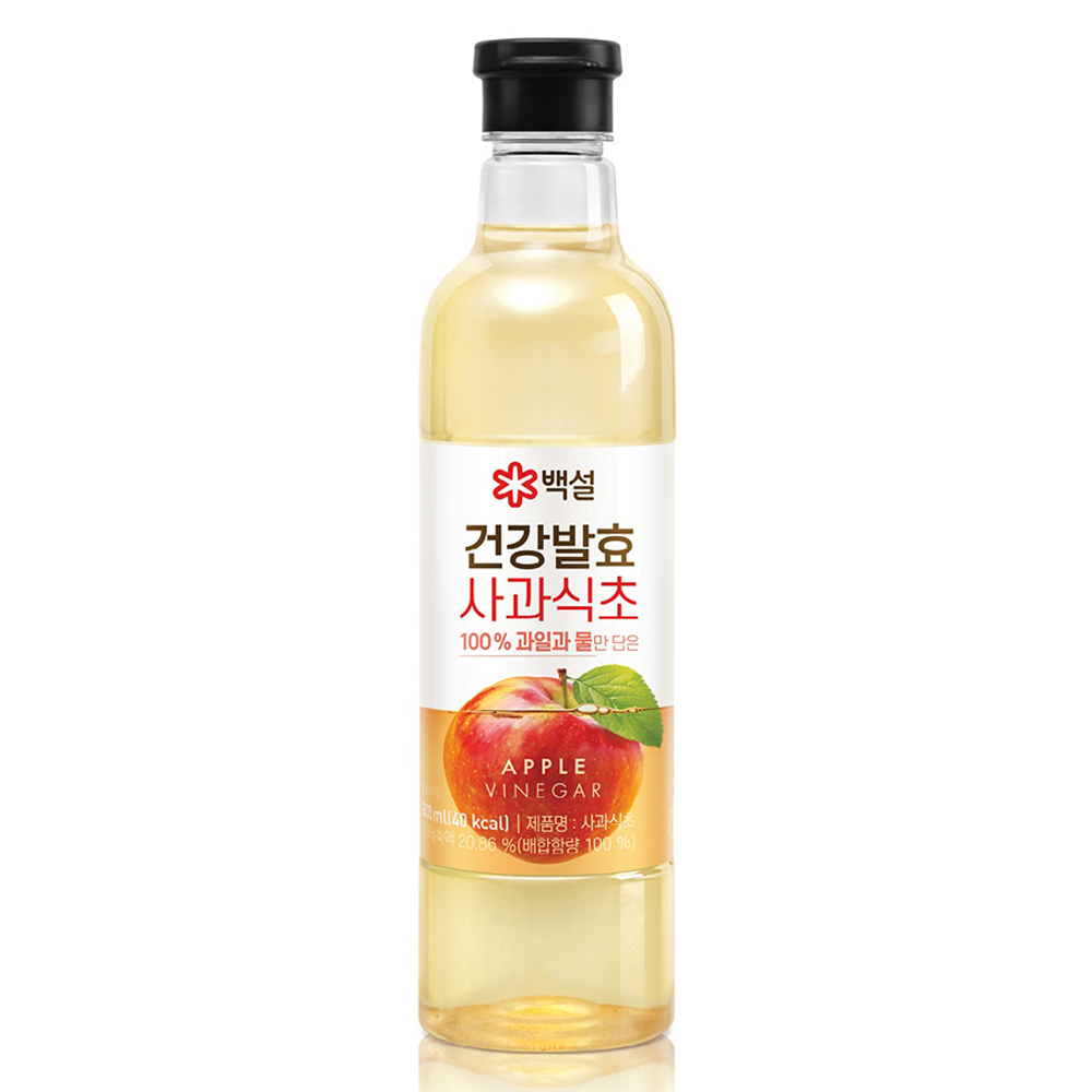 백설 건강발효 사과식초, 800ml, 1개 3,480원