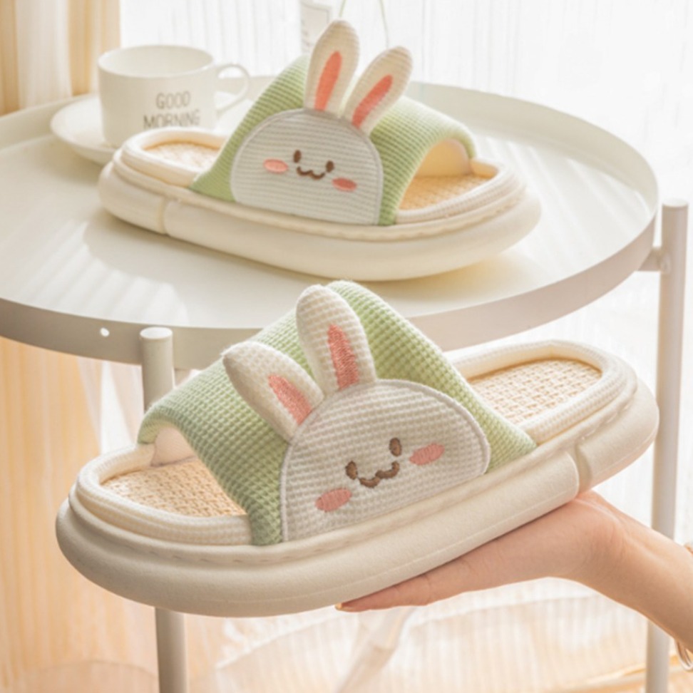 파티굿즈 토끼 슬리퍼 여성 거실화 사무실 층간소음 어린이집교사 유치원교사 9,990원