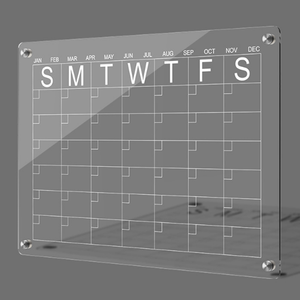 만들하비 냉장고 붙이는 자석 메모보드 01 월간달력, 아크릴 18,000원