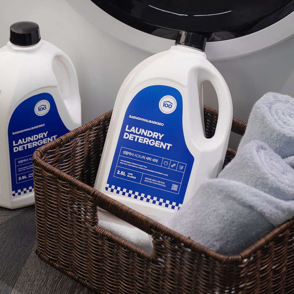 아이부터 온 가족이 쓰는 생활백서 세탁 세제 1+1 / 친환경 빨래세제 얼룩제거제 강력한세척력, 현재가 11,790원