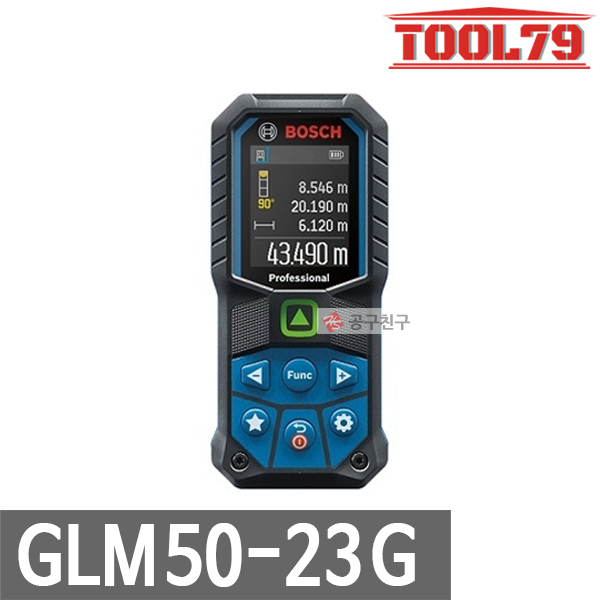 보쉬 GLM50-23G 레이저 거리측정기 50m 그린빔 기울기 면적 각도 줄자모드 130,500원