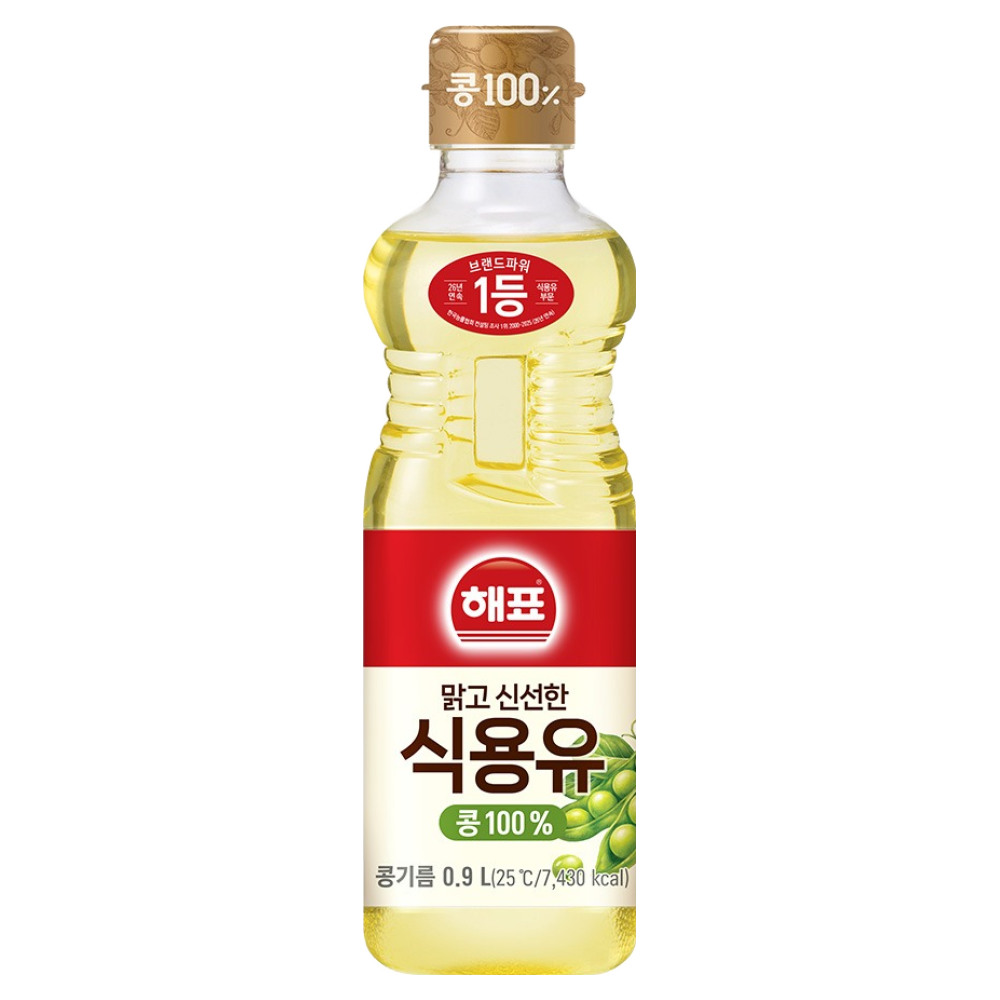 사조 해표 콩기름 식용유, 900ml, 1개 6,200원