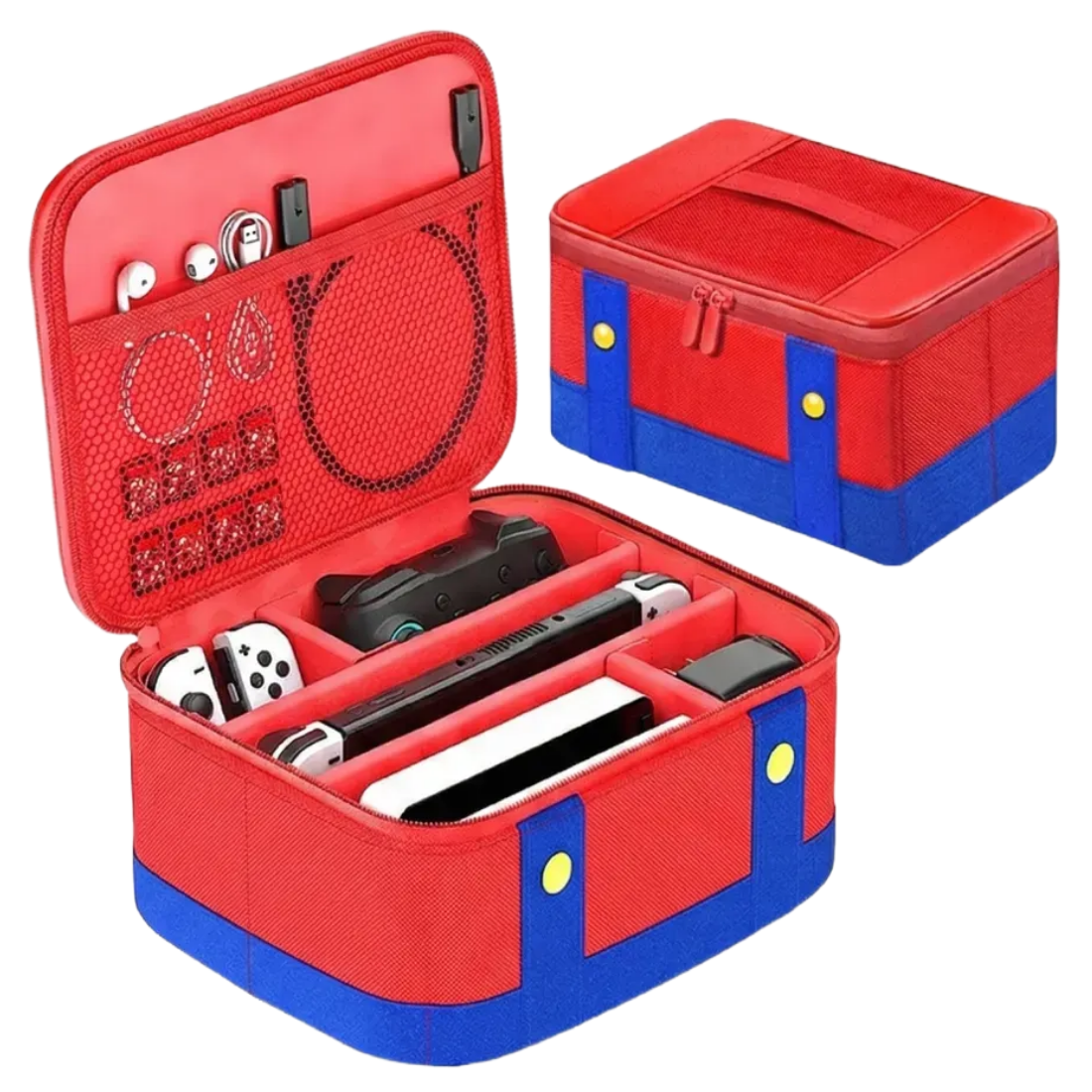 에버샵 닌텐도 스위치 올인원 대용량 수납 가방 마리오 파우치 여행용 케이스 조이콘 프로콘 멀티 보관함, 1개, 마리오, 스위치 16,800원