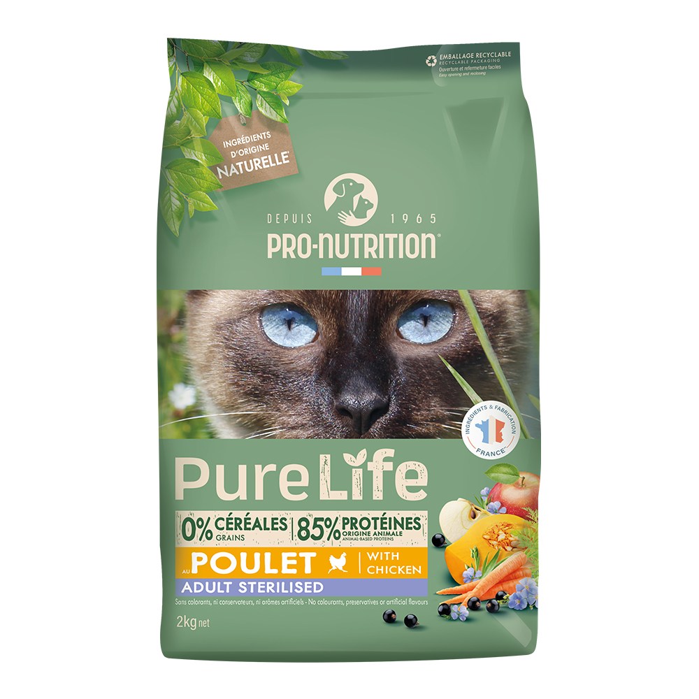 프리미엄 퓨어라이프 캣 치킨 그레인프리 사료, 1개, 2kg, 닭 34,000원