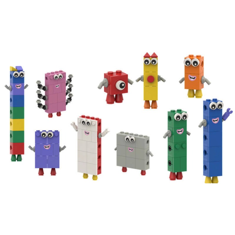 new 넘버블록스 히어로 세트 장난감 블럭 넘버블럭스 1-10 피규어, 1개 29,800원