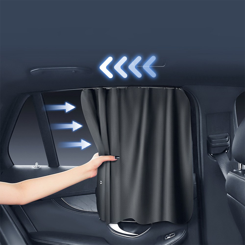 엠케이리빙 차량용 창문 햇빛가리개 4P 풀세트 레일형 암막 커튼 자외선차단 차박 사생활보호 CR04 21,970원