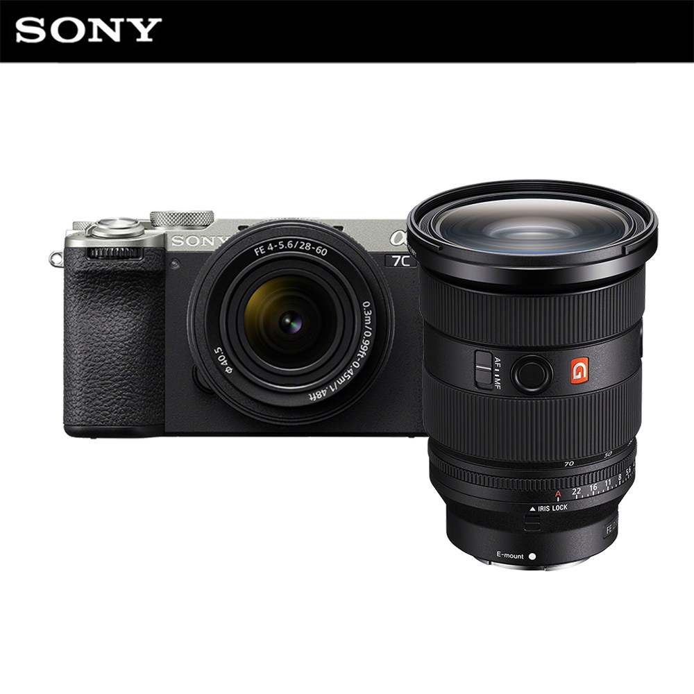 소니 공식대리점 카메라 A7C2L 실버 (SEL2860 렌즈킷) + SEL2470GM2 패키지  풀프레임 컴팩트 알파 5,609,000원