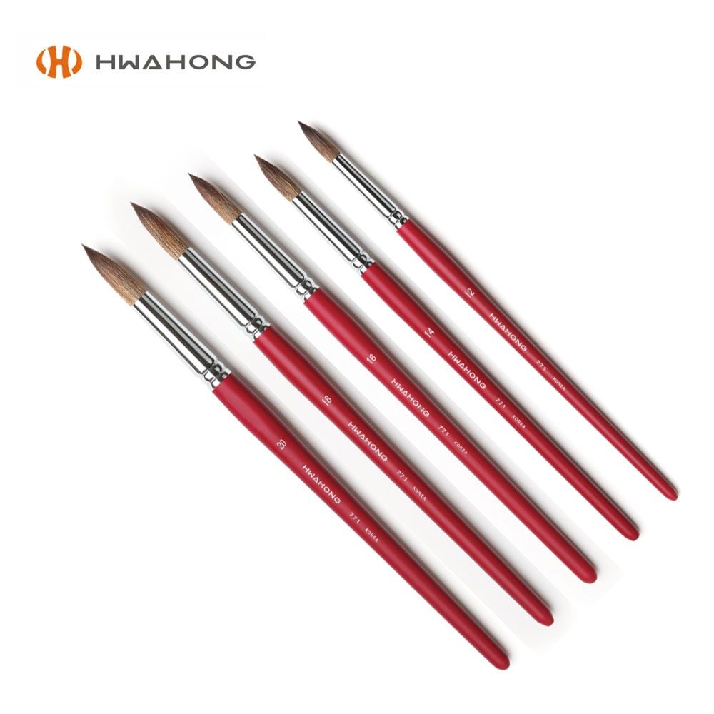 화홍 수채화붓 771(환) 낱자루 16호/둥근붓 pbh+462jk 7,060원