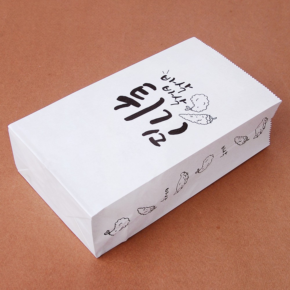 튀김봉투 내유튀김 W (소), 1000개, 1세트 48,000원