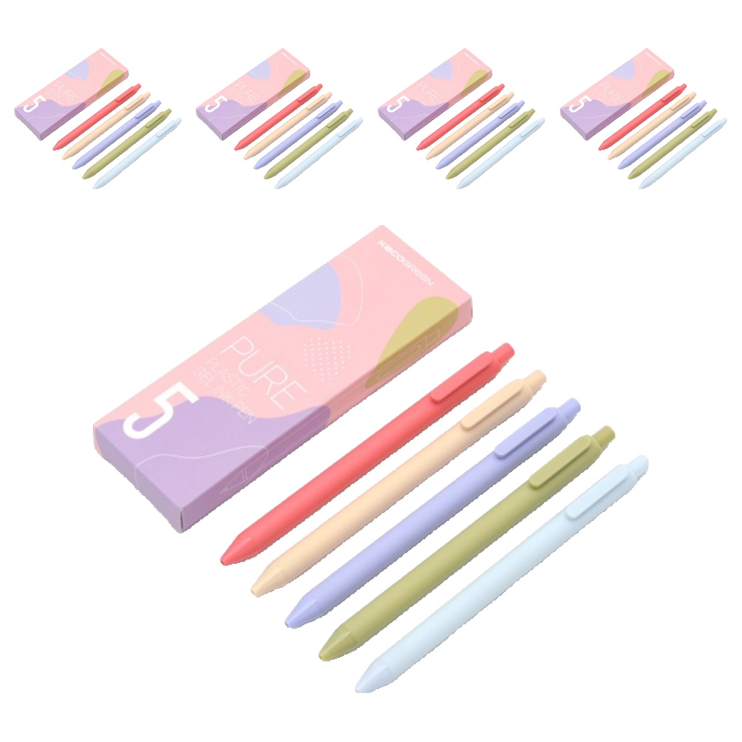 카코 퓨어 에디션 모란디 젤펜 Ver 2 5종 세트 0.5mm 31,570원