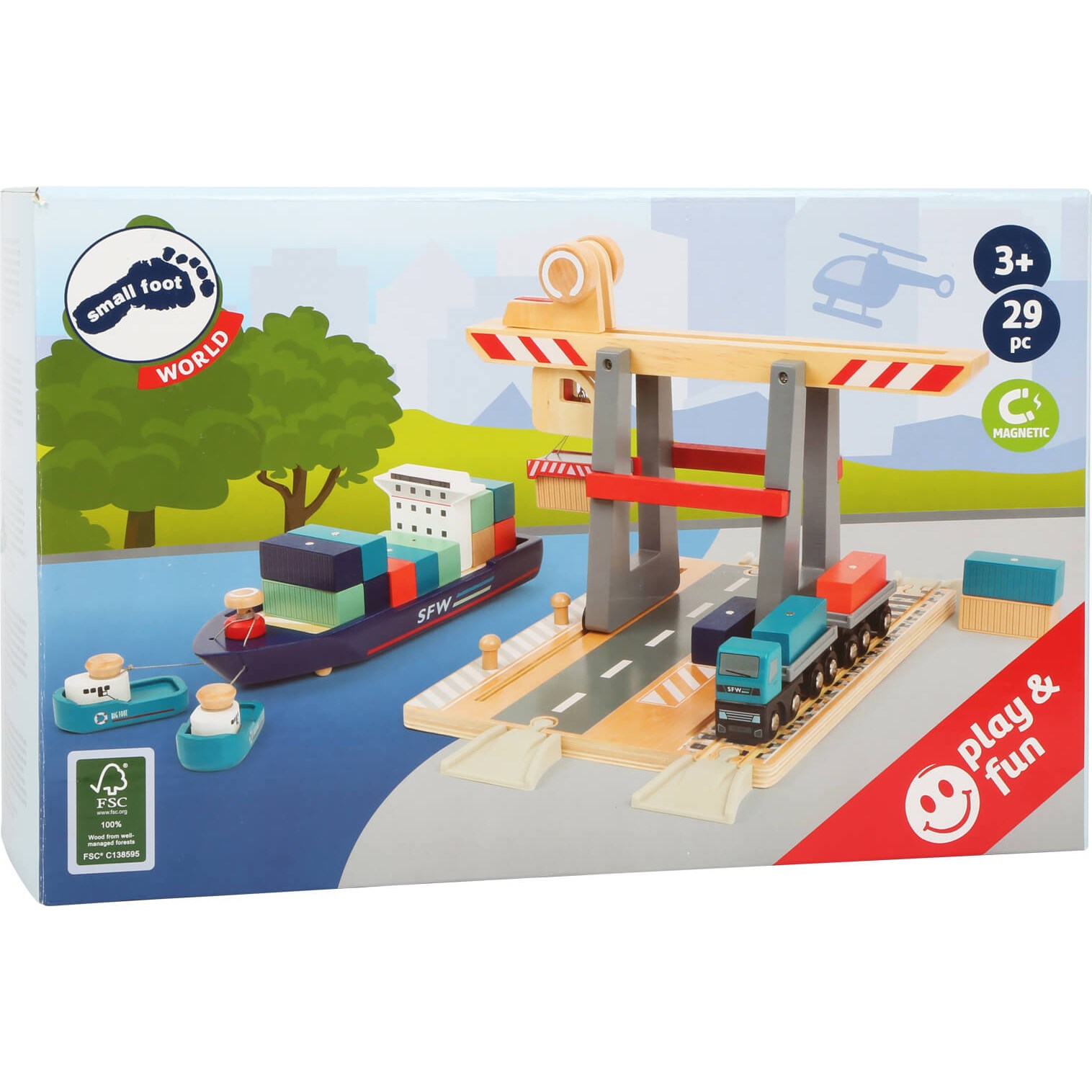 스몰풋 SmallFoot 컨테이너 항만 세트 11378, 1개 140,250원