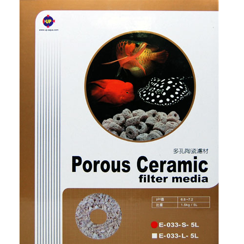 UP 고급형 세라믹 여과재 S 5L [E-033-S-5L] / 고급 어항 여과재, 수족관용품, 세라믹 여과재 71,480원