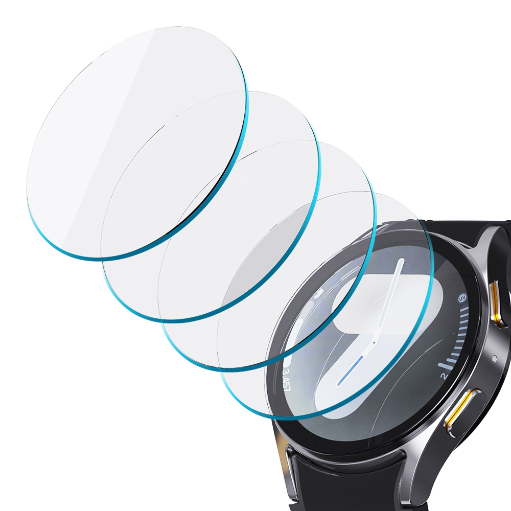 칸탐 갤럭시워치 6 클래식 풀커버 강화유리 액정 보호 필름 43mm 4p 세트, 투명, 1세트 6,900원