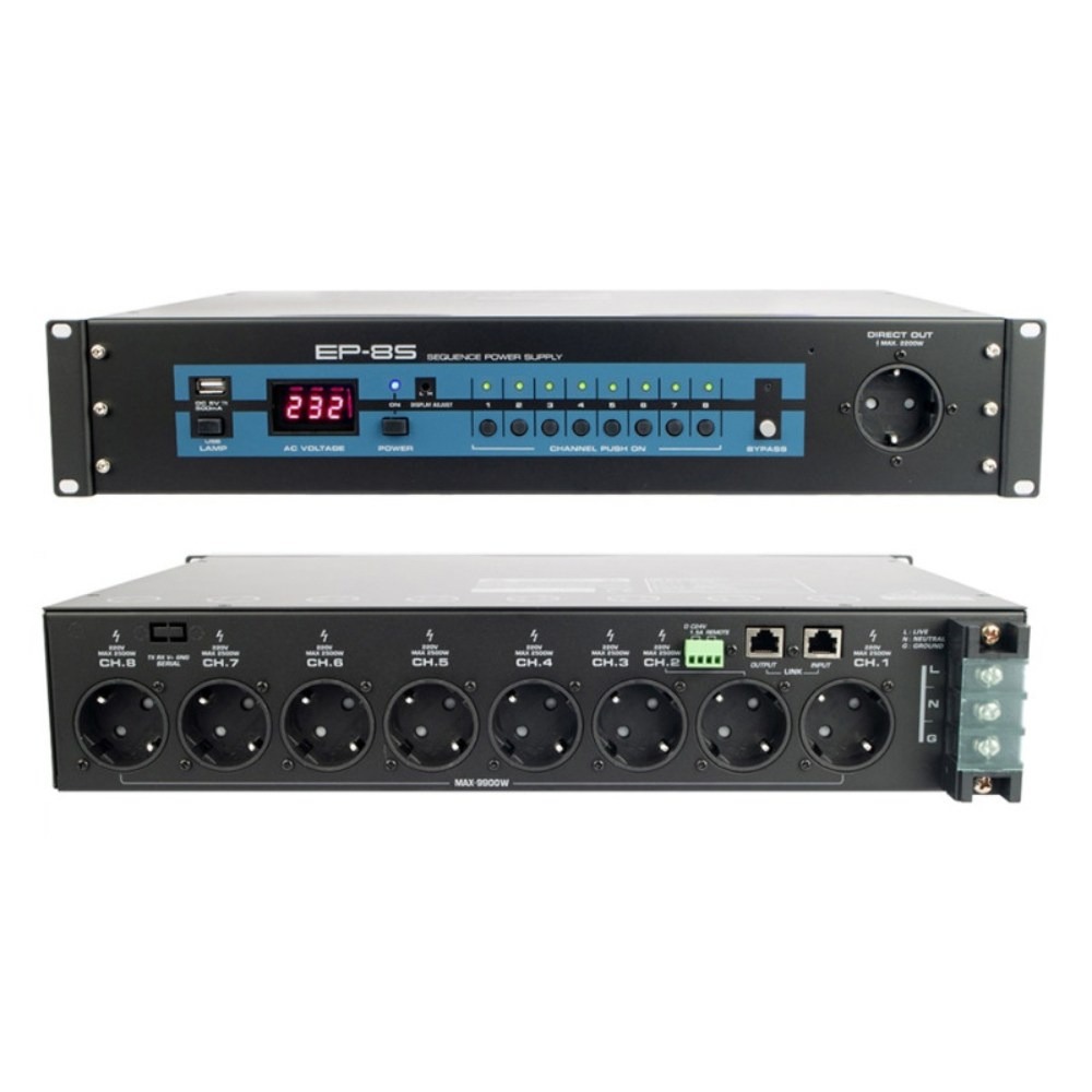 EP8S NS8S NS8SW 8체널 순차전원공급기 전원분배기, 1개, EP8S 290,000원