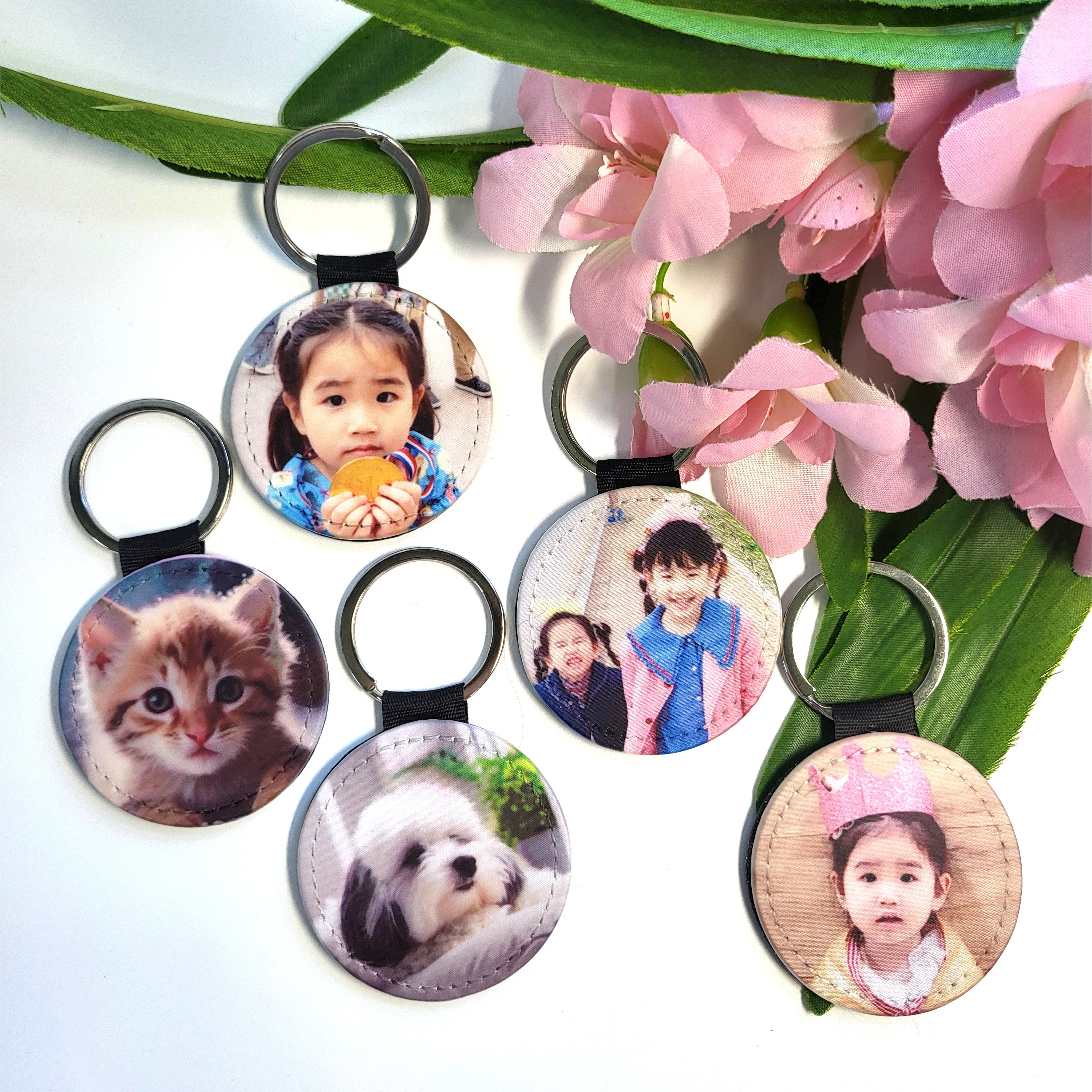 주문제작 포토 키링 사진 열쇠고리 나만의 기념품 만들기, 1개 3,980원