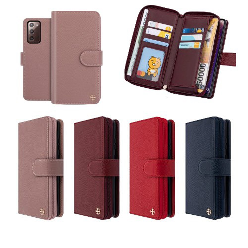 빈센트 지퍼 천연가죽 다이어리 케이스 갤럭시S24플러스 SM-S926 34,900원