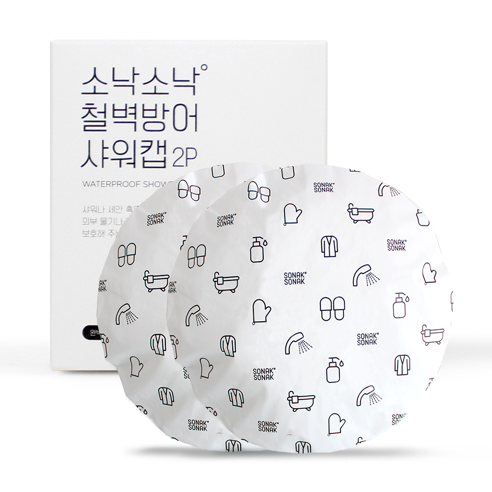 소낙소낙 철벽방어 샤워캡 26 x 26 x 0.5 cm 4,960원