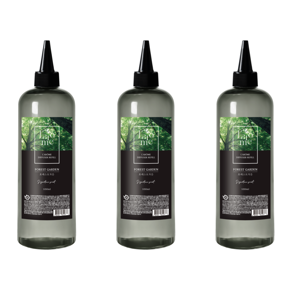더허브샵 라홈 대용량 디퓨저 리필오일, 포레스트가든, 1.05L, 3개 38,500원