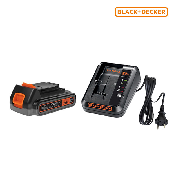 블랙앤데커 18V(20V MAX) 리튬이온 2.0Ah 배터리 BL2018 + 충전기 BDC2A 세트, 1개 37,800원