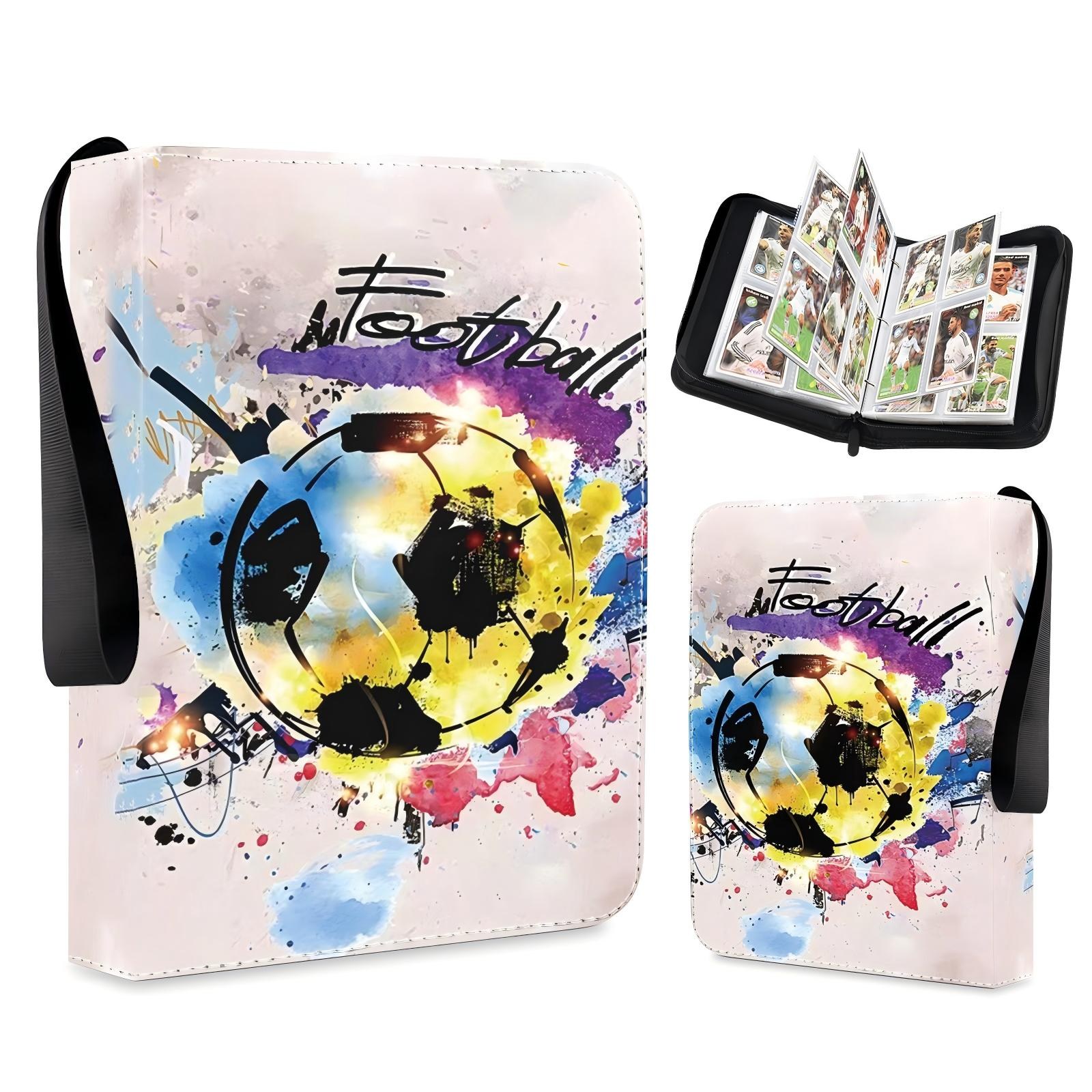 축구 카드 보관함,스크랩북,카드 수집 앨범,게임 카드 수집함, 440 매의 카드 캐리어 케이스,휴대 성이 좋고 방수이며 분리 가능한 카드 상자,축구와 농구 카드 보관함. 11,900원