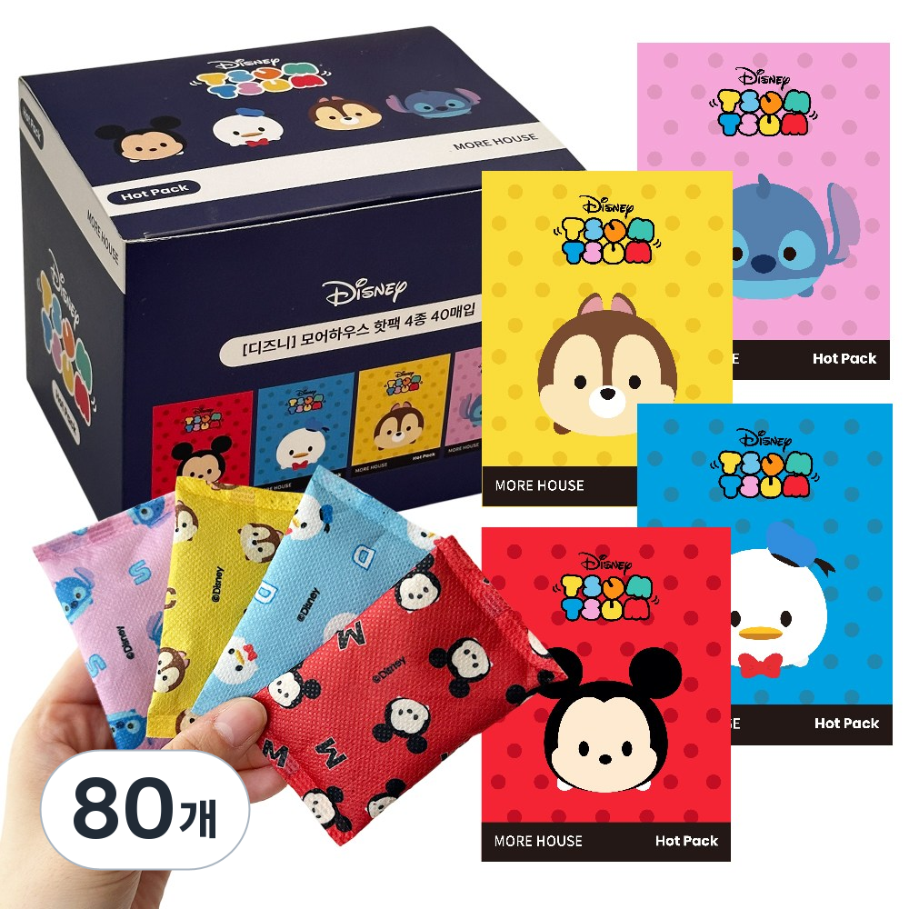 어린이 미니 핫팩 KC인증 디즈니 캐릭터 30g 21,900원