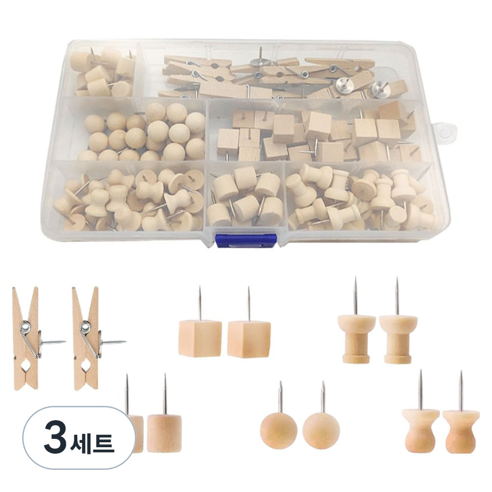 더원홈데코 압정 6종, 3세트 25,500원