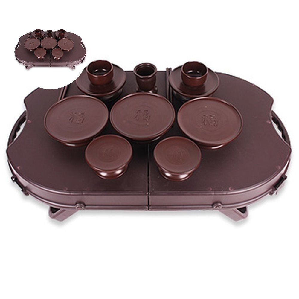 우성공예 휴대용 성묘 제기 세트 14P 플라스틱 제사상 휴대용제기 제사그릇 야외제기 31,810원