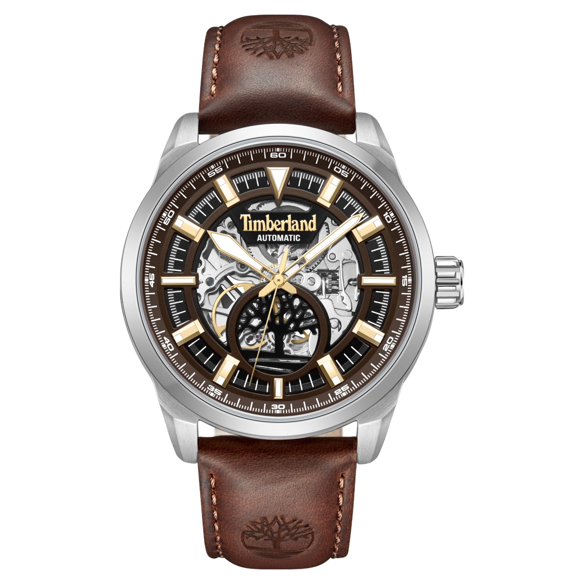 팀버랜드 남성용 HENNIKER 가죽밴드 오토매틱 시계 TDWGE005520 357,000원