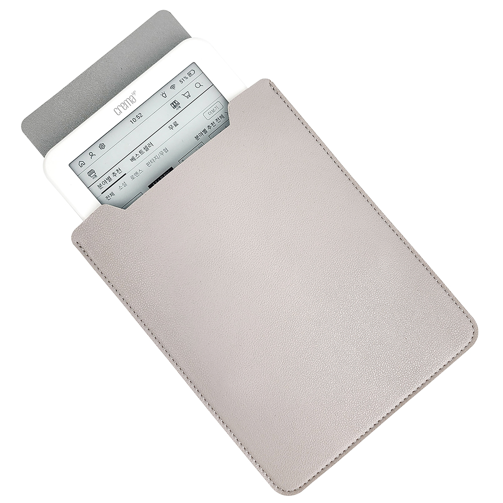 BOHO 킨들 크레마S 사운드업 리디페이퍼 이북리더기 가죽 케이스, 연베이지 7,500원