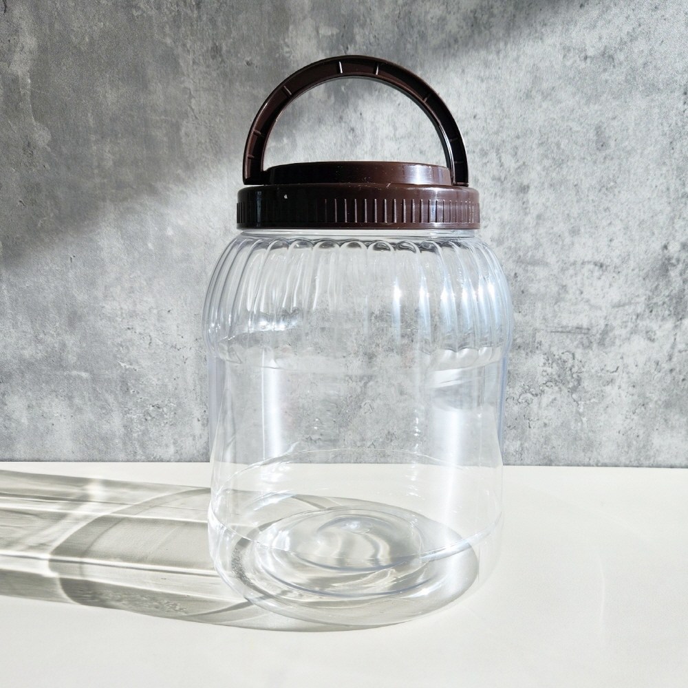 원형 3리터 광구용기 광구통 공통 플라스틱 원형 젓갈통 견과류통 곡물통 고추장통 된장통 담금주 과일청 페트병, 1개 1,710원