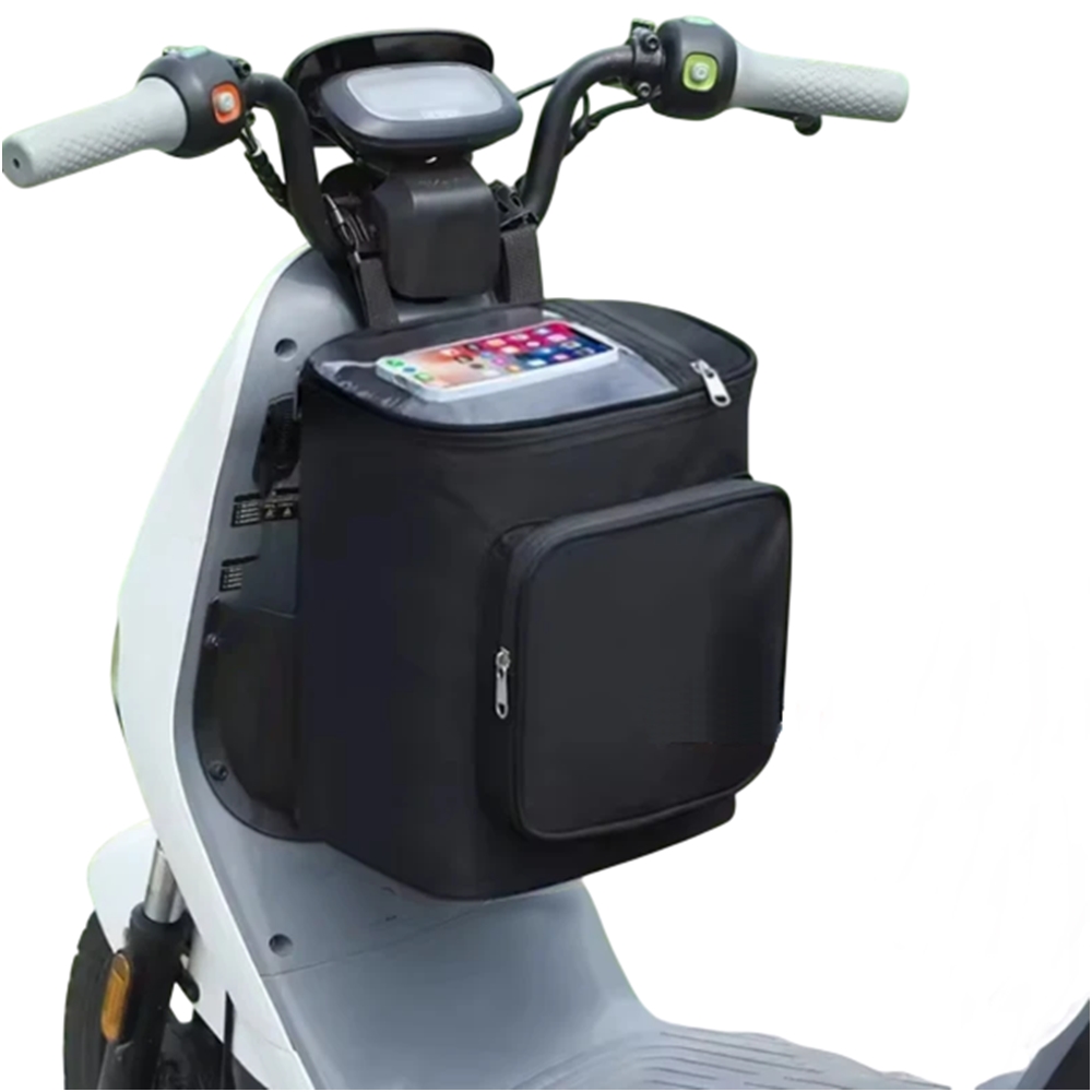 알테쉬 자전거 핸들 가방 스마트폰 터치 방수 오토바이 전동킥보드 공용, 블랙, 1개 6,000원