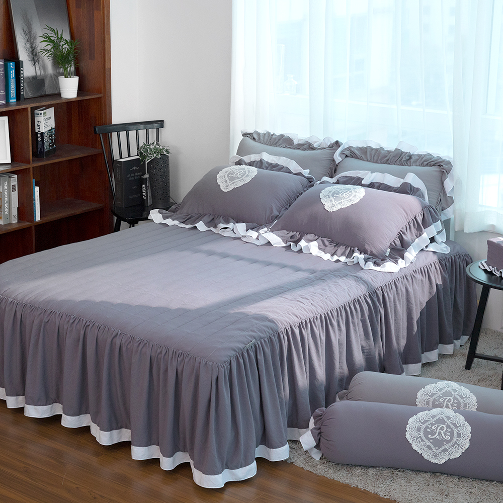 류금숙 프렌치감성 롱 프릴 침대 커버 88,400원