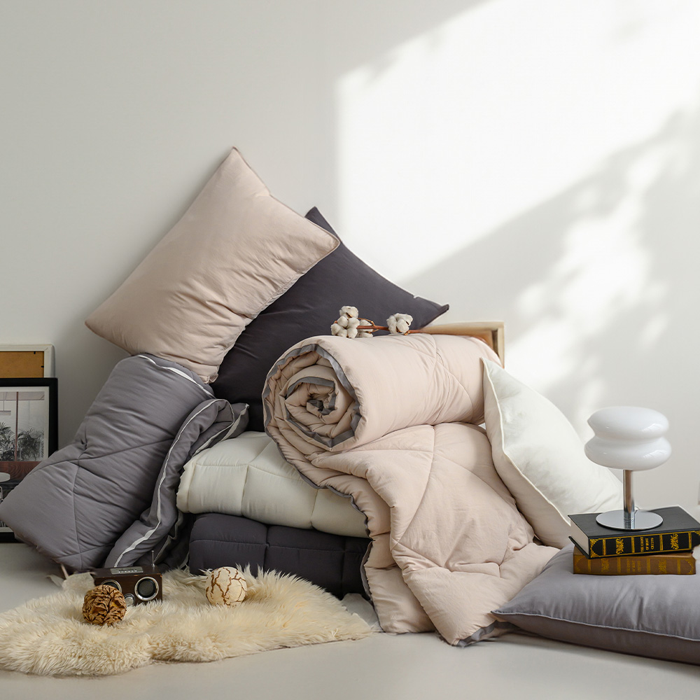 [노스] 볼수록 사랑스러운 하트누빔 러블리 차렵이불 바이오워싱 국내생산 기숙사 신혼부부 52,900원